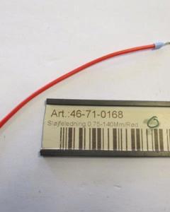 Lap Cable 0.75-140mm Red